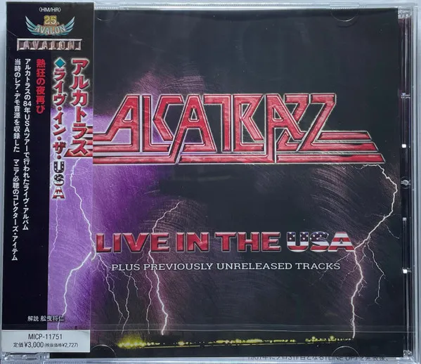 Alcatrazz - Live in the USA Album Cover