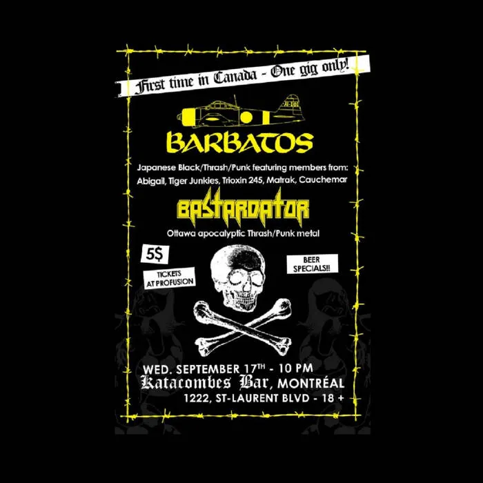 Barbatos - Barbatos Live in Montreal 2008 Album Cover