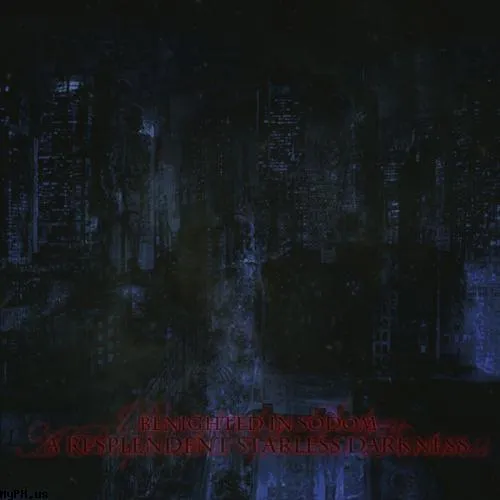 Benighted in Sodom - A Resplendent Starless Darkness Album Cover