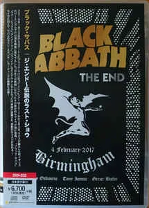 Black Sabbath - The End - 4 February 2017 Birmingham Album Cover