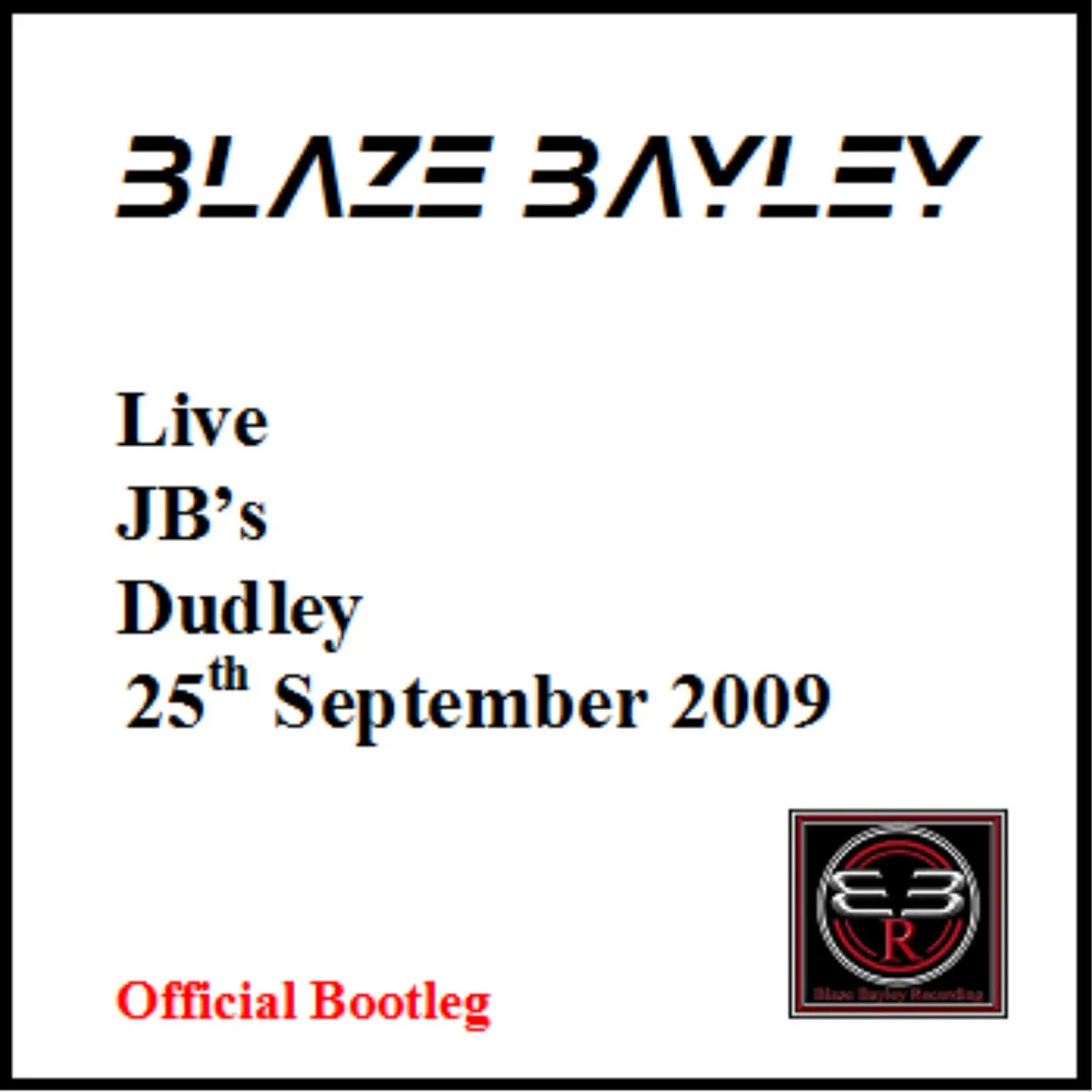 Live at MetalFest JB's, Dudley, UK 25th September 2009