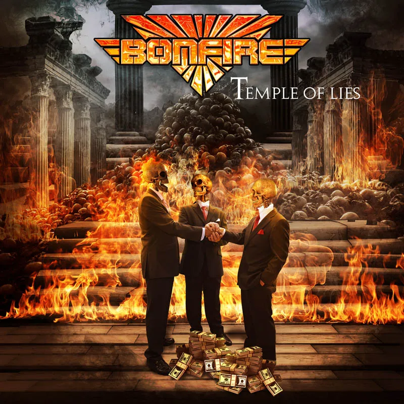 Bonfire - Temple of Lies Album Cover