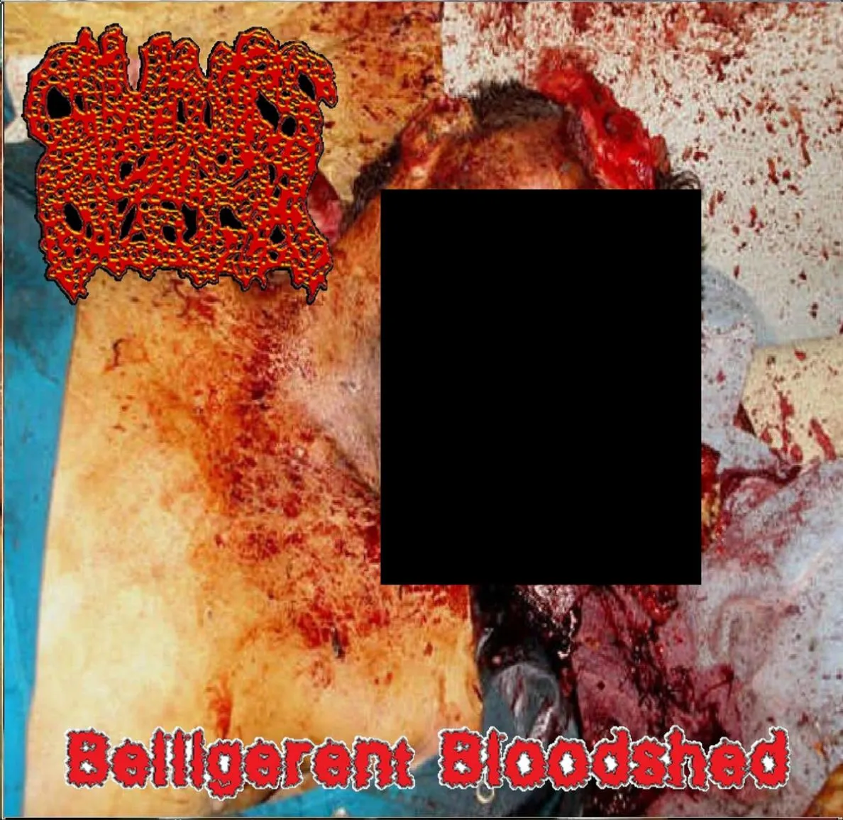 Clumps of Flesh - Belligerent Bloodshed Album Cover