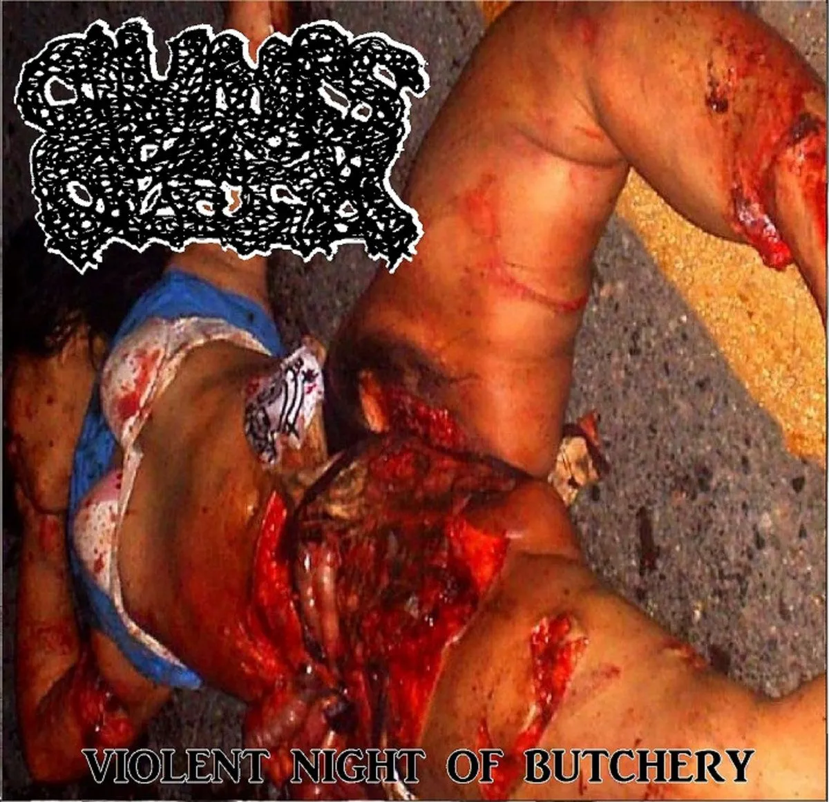 Clumps of Flesh - Violent Night of Butchery Album Cover