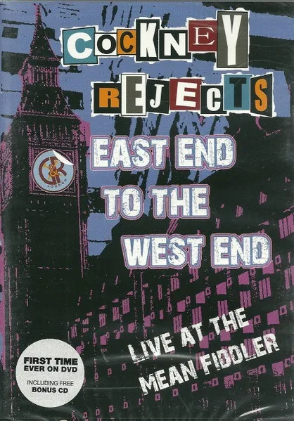 Cockney Rejects - East End to the West End (Live at the Mean Fiddler) Album Cover