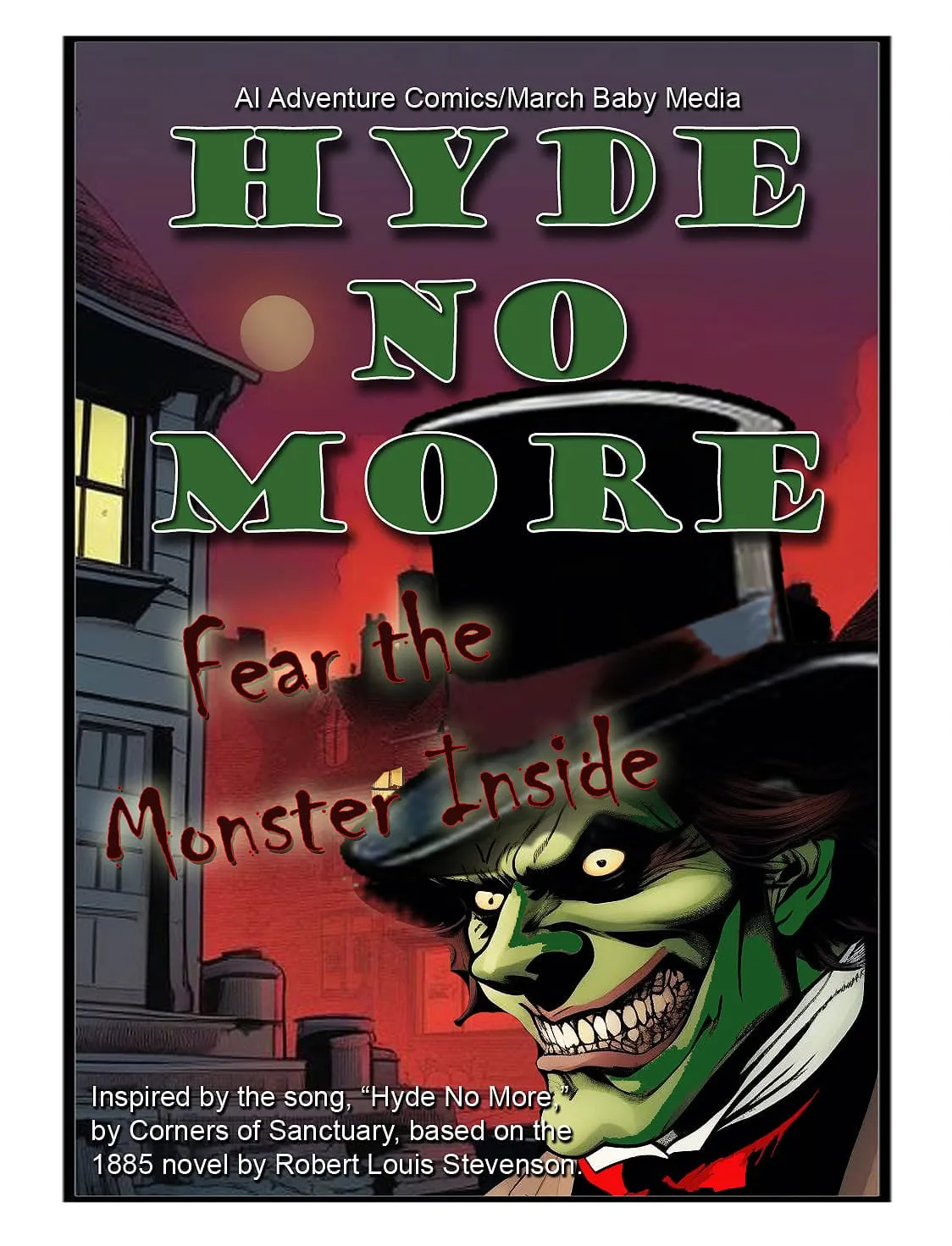Corners of Sanctuary - Hyde no More - Fear the Monster Inside Album Cover