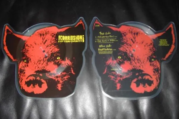 Pighead Shaped Picture Disc