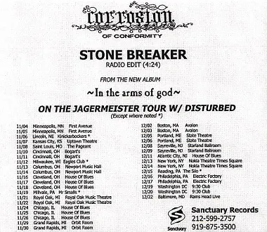 Corrosion of Conformity - Stone Breaker Album Cover