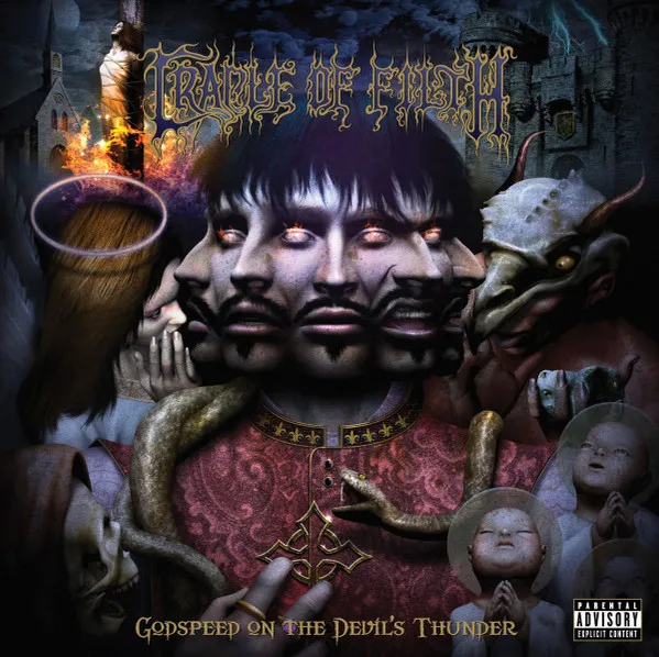 Cradle of Filth - Godspeed on the Devil's Thunder Album Cover
