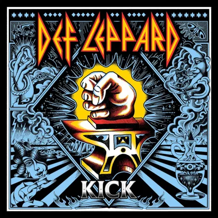 Def Leppard - Kick Album Cover