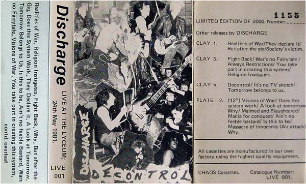 Live at the Lyceum; 24th May 1981