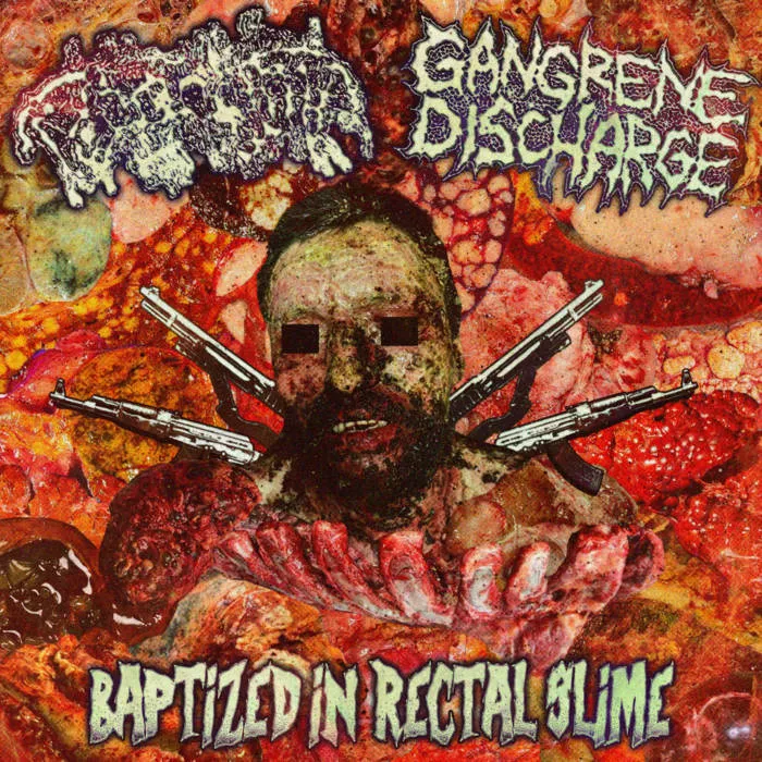 Gangrene Discharge - Baptized in Rectal Slime Album Cover