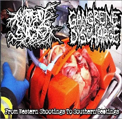 Gangrene Discharge - From Western Shootings to Southern Beatings Album Cover