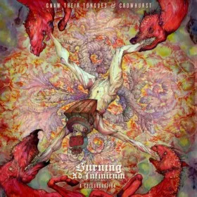 Gnaw Their Tongues - Burning Ad Infinitum Album Cover