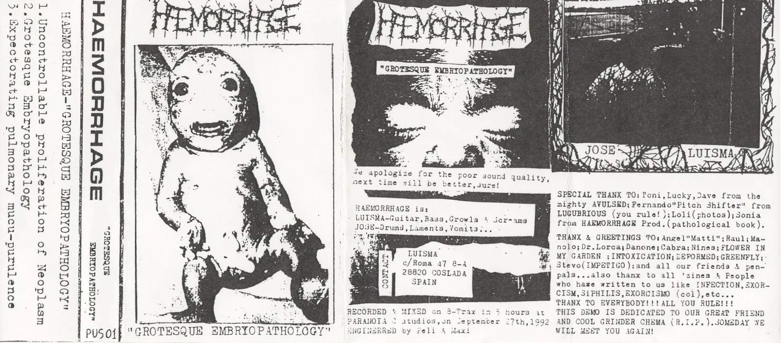 Grotesque Embryopathology