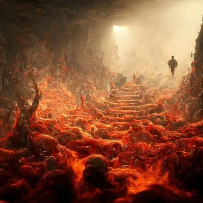 Isaac Saunders - Dante's Inferno Album Cover
