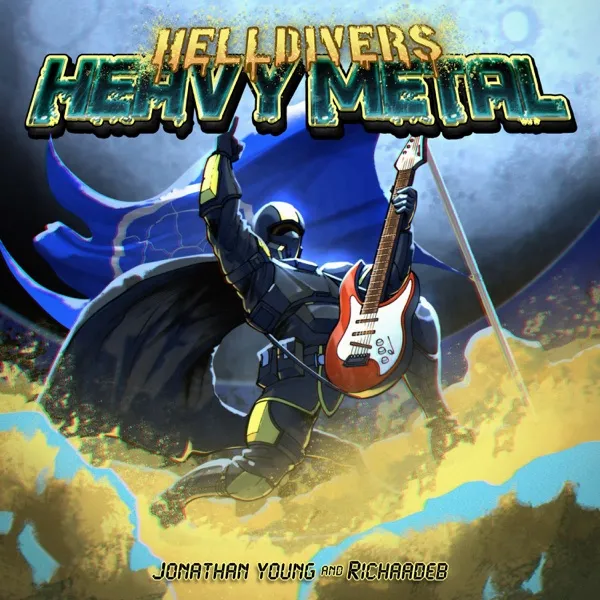 Jonathan Young - Helldivers Heavy Metal Album Cover