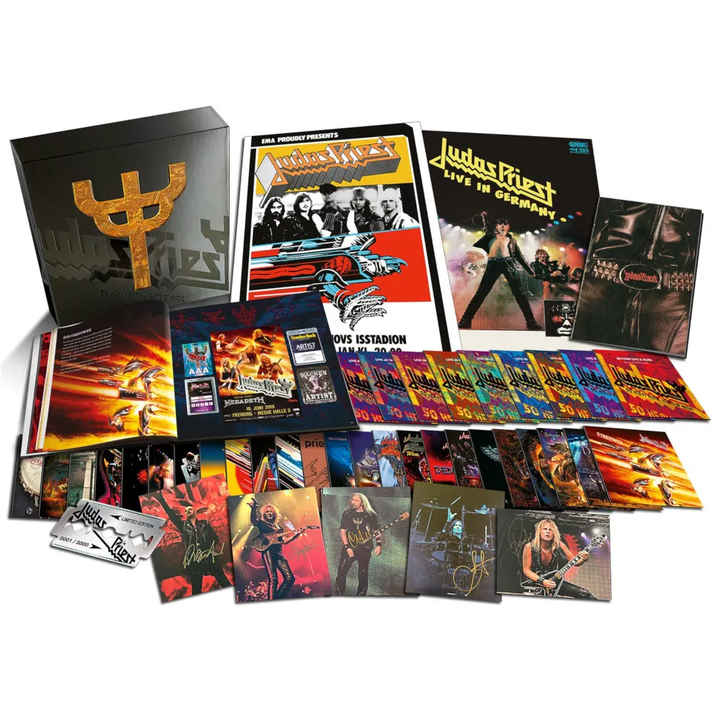 Judas Priest - 50 Heavy Metal Years of Music Album Cover