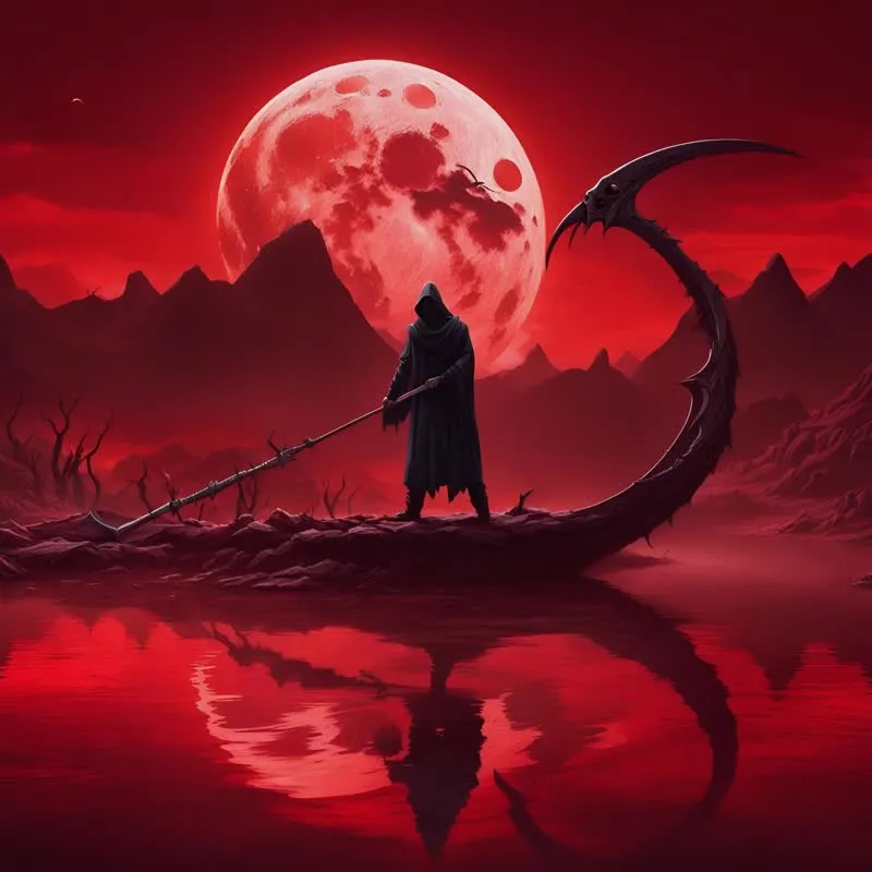 Lake of Silence - The Boat is a Scythe Album Cover