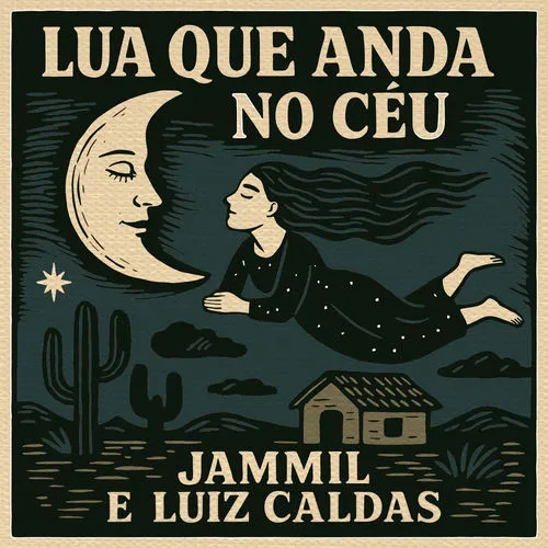 Luiz Caldas - Lua Que Anda no Céu Album Cover