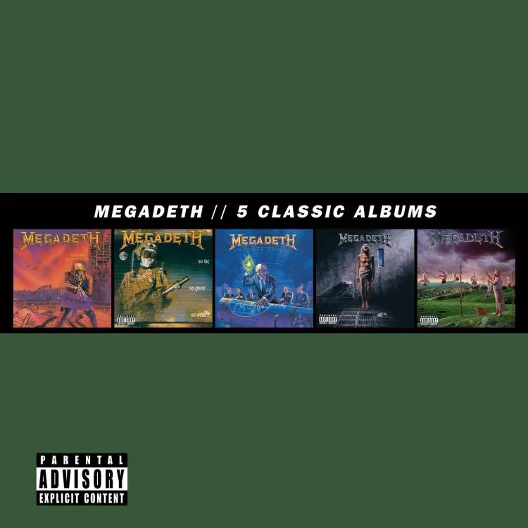 Megadeth - 5 Classic Albums Album Cover