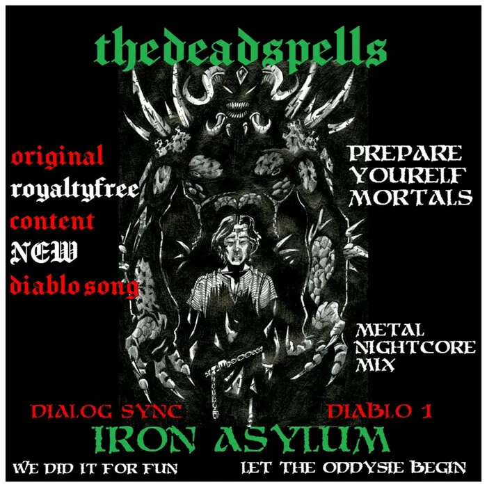 The Deadspells - Iron Asylum [Metal Nightcore Mix] Album Cover